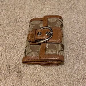 Coach trifold small wallet